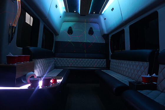 Mercedes Sprinter van interior